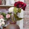 Artificial Hydrangeas Red 68cm - H113 F4