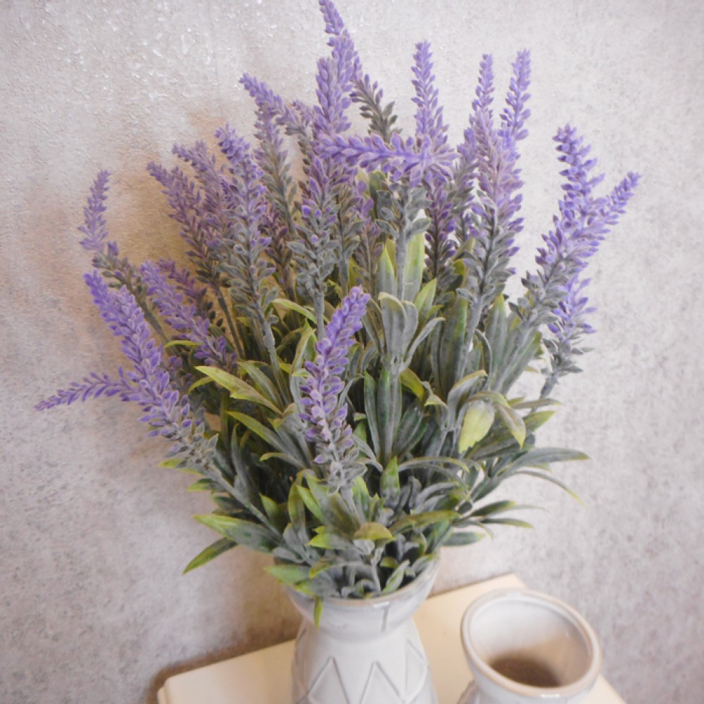 Artificial Lavender Plant Lavender Purple 50cm | Artificial Flowers