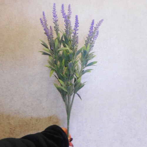 Artificial Lavender Plant Lavender Purple 50cm - L101 I3