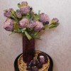 Antique Peony Mauve 50cm | Faux Dried Flowers - P028 U4