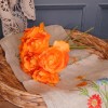 Artificial Roses Bunch Orange 26cm - R139 GG1