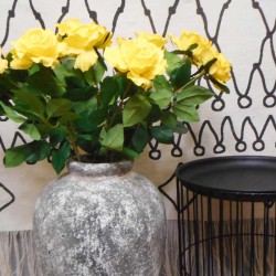 Artificial Premium Roses High Yellow 68cm - R532 S2