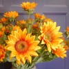 Artificial Sunflowers Spray (2+1) 65cm - S001 Q2