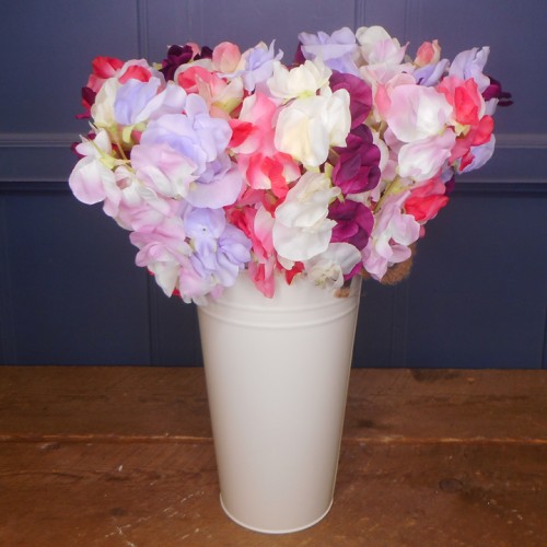 Faux Sweet Peas Posy 40cm - S090 C2