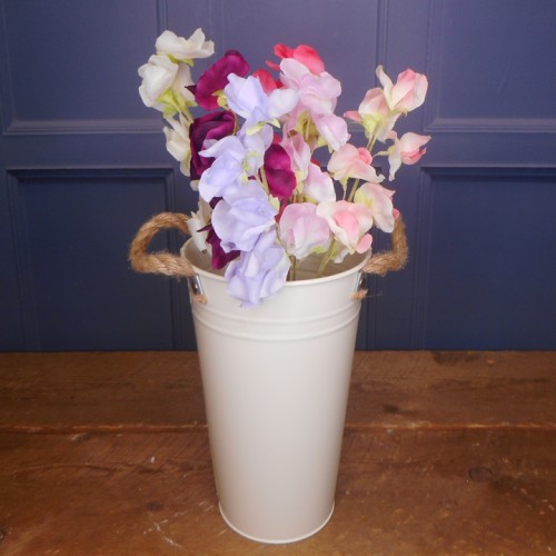 Faux Sweet Peas Posy 40cm - S090 C2