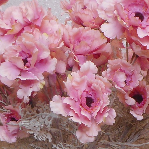 Artificial Wild Flowers Dusky Pink 61cm - W013 M3