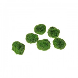Artificial Moss Stones Assorted 6 Pack Small - MOS017 U1