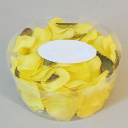 Rose Petals Lemon Yellow 164 Petals - R451