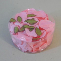 Silk Rose Petals Pink - R322