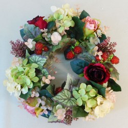 Briar Autumn Harvest Large Candle Ring or Wreath 30cm - BRI001 II3