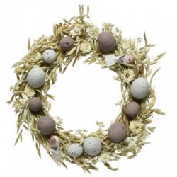 Easter Bunny and Spring Flowers Wreath 48cm - EAS001 BX5