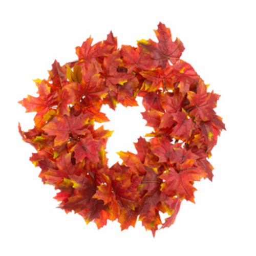 Luxury Artificial Maple Leaves Wreath 61m - MAP022