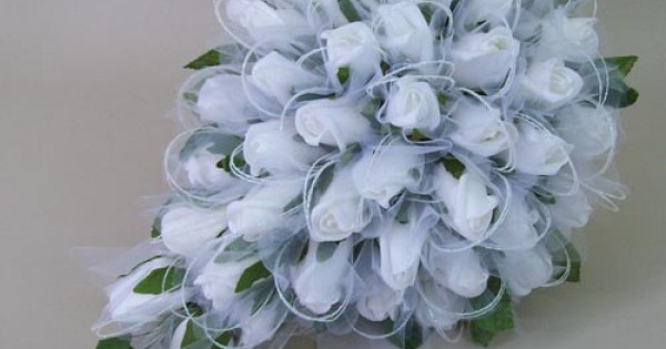 1-200 Artificial Foam Roses Flowers Wedding Bride Bouquet Flowers Home Decor UK