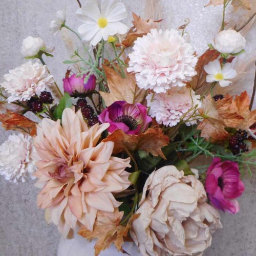 Harvest Moon Dahlias Champagne Peach 67cm - D187 S4