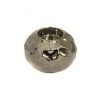Home Store Dimpled Silver Ceramic Tealight Holder - DIM001 6B