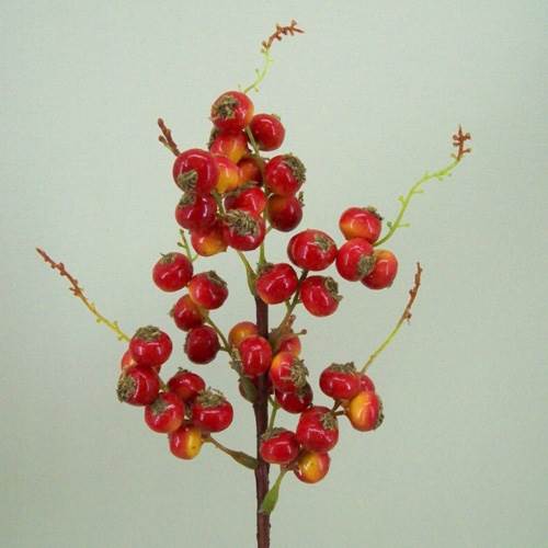 Artificial Berry Stem Orange 40cm - B004 C3