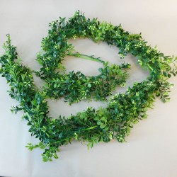 Artificial Boxwood and Buds Garlands 180cm  - BOX024 GS3D