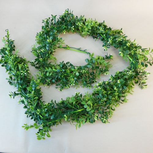 Artificial Boxwood and Buds Garlands 180cm  - BOX024 