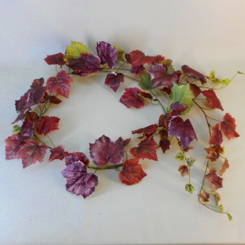 Artificial Grape Ivy Garland Burgundy - GRA009 HH3