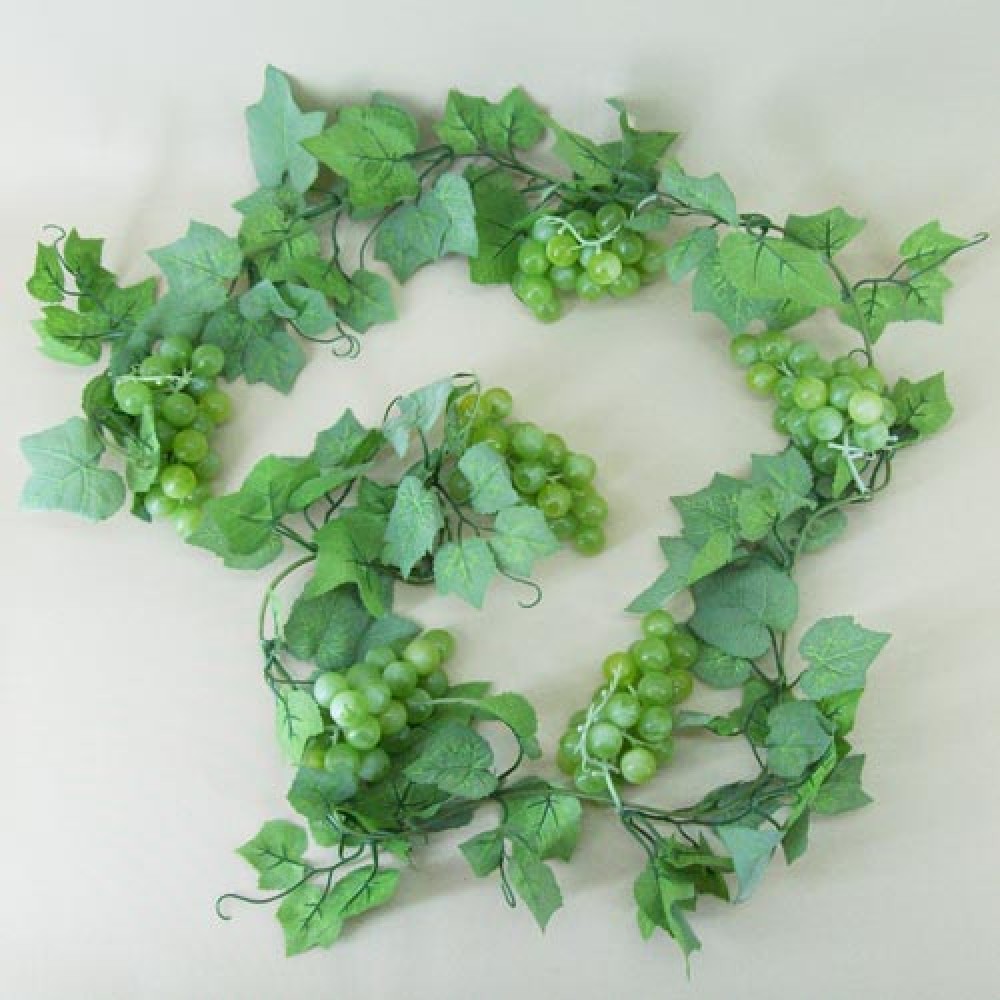 Artificial Grapes Garland Green GRA012 G2