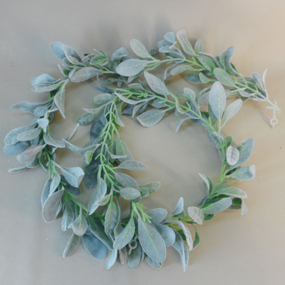 Artificial Lambs Ears Garland 188cm Artificial Greenery
