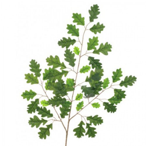 Artificial English Oak Leaf Branch Small Leaves - OAK010 