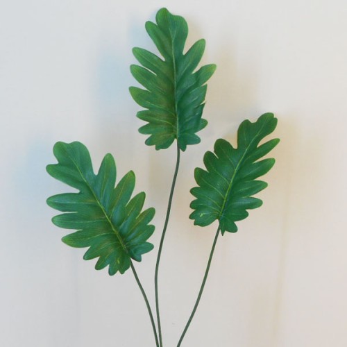 Artificial Split Philo Leaf Spray - PHI018 J3