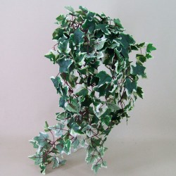 Artificial Trailing Ivy Plant Large Leaf Variegated - IVY026 H4