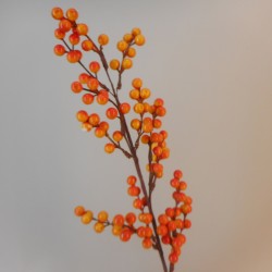 Artificial Autumn Berries Orange 70cm - BER019 P2