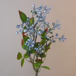Artificial Berries Branch Blue 58cm - BER022 A3