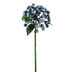 Artificial Blueberries Stem 30cm - BLU001 D1