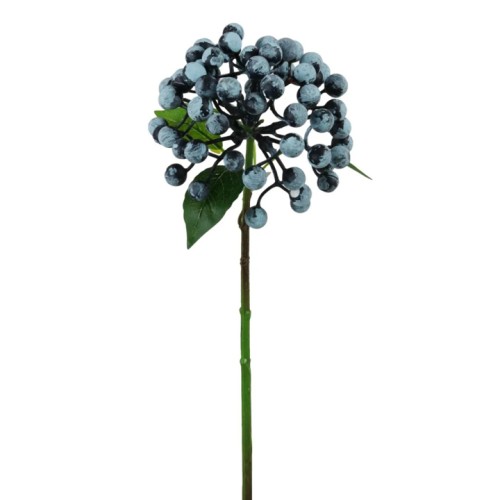 Artificial Blueberries Stem 30cm - BLU001 D1 Artificial Blueberries Stem 30cm - BLU001 D1