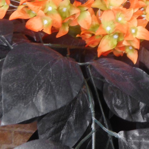 Artificial Birch Leaves Branch Black 70cm - BIR005 V