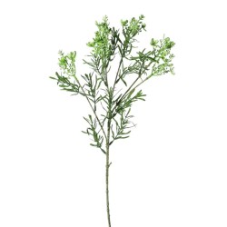 Artificial Bloom Broom Green 54cm - B096 E1