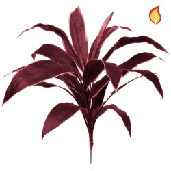 Artificial Plants | Artificial Cordyline Plants Burgundy 62cm | Fire Retardant - COR006 KK4