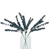 Artificial Eucalyptus Stem Teal Blue 79cm - EUC036 Artificial Eucalyptus Stem Teal Blue 79cm - EUC036