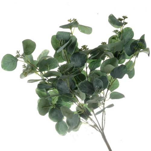 Artificial Seeded Eucalyptus Bush Green - EUC071 E2