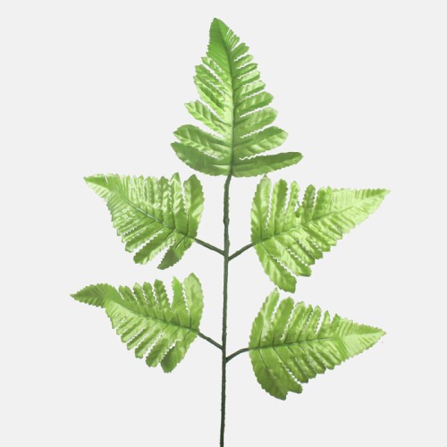 Budget Artificial Boston Fern Leaf Bright Green 50cm - BOS015 