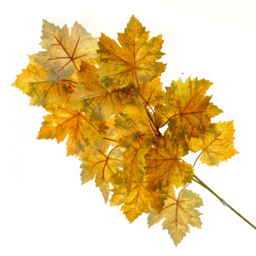 Artificial Maple Leaves Gold and Russet - MAP018 
