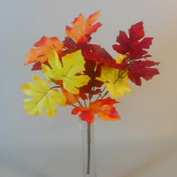 Fleur Artificial Maple Leaves Bunch 35cm - MAP020 HH4