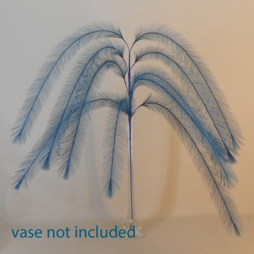 128cm Trailing Artificial Pampas Grass Blue - PAM018 CC1