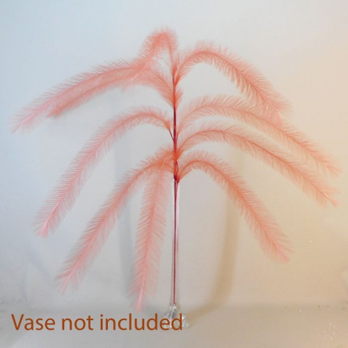 128cm Trailing Artificial Pampas Grass Coral - PAM020 CC1