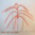 128cm Trailing Artificial Pampas Grass Coral - PAM020 CC1
