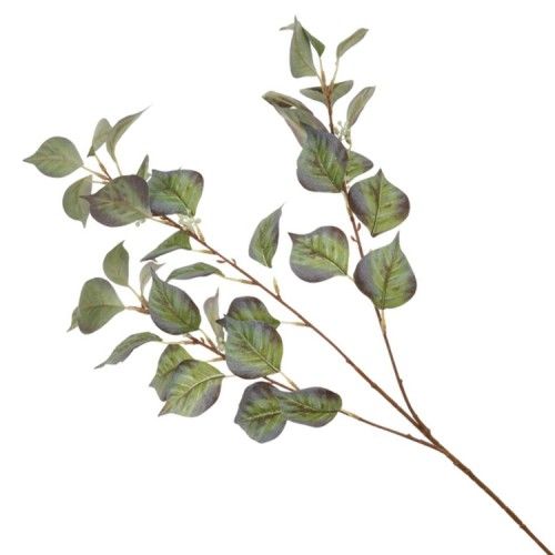 Artificial Wandering Jew Stem Tradescantia Green Burgundy 80cm - WAN011 S4