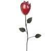 Metal Rose Bud Stake Red - MET013 BX4