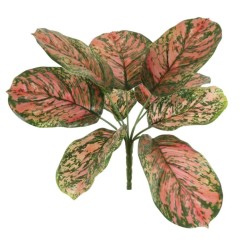 Artificial Brunnera Plant Red Green 27cm - BRU002 T2