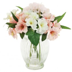 Artificial Flower Arrangements | Summer Flowers Pink 32cm - ALS001 7B