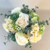 Hydrangeas and Camellias in Lemon Enamelled Jug 30cm | Artificial Flower Arrangements - JUG011 Hydrangeas and Camellias in Lemon Enamelled Jug 30cm | Artificial Flower Arrangements - JUG011