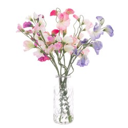 Sweet Peas Silk Flower Arrangement - SPV001