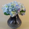 Centerpiece Arrangement | Blue Artificial Hydrangeas in Blue Crackle Glass Bowl - HYD012 Centerpiece Arrangement | Blue Artificial Hydrangeas in Blue Crackle Glass Bowl - HYD012